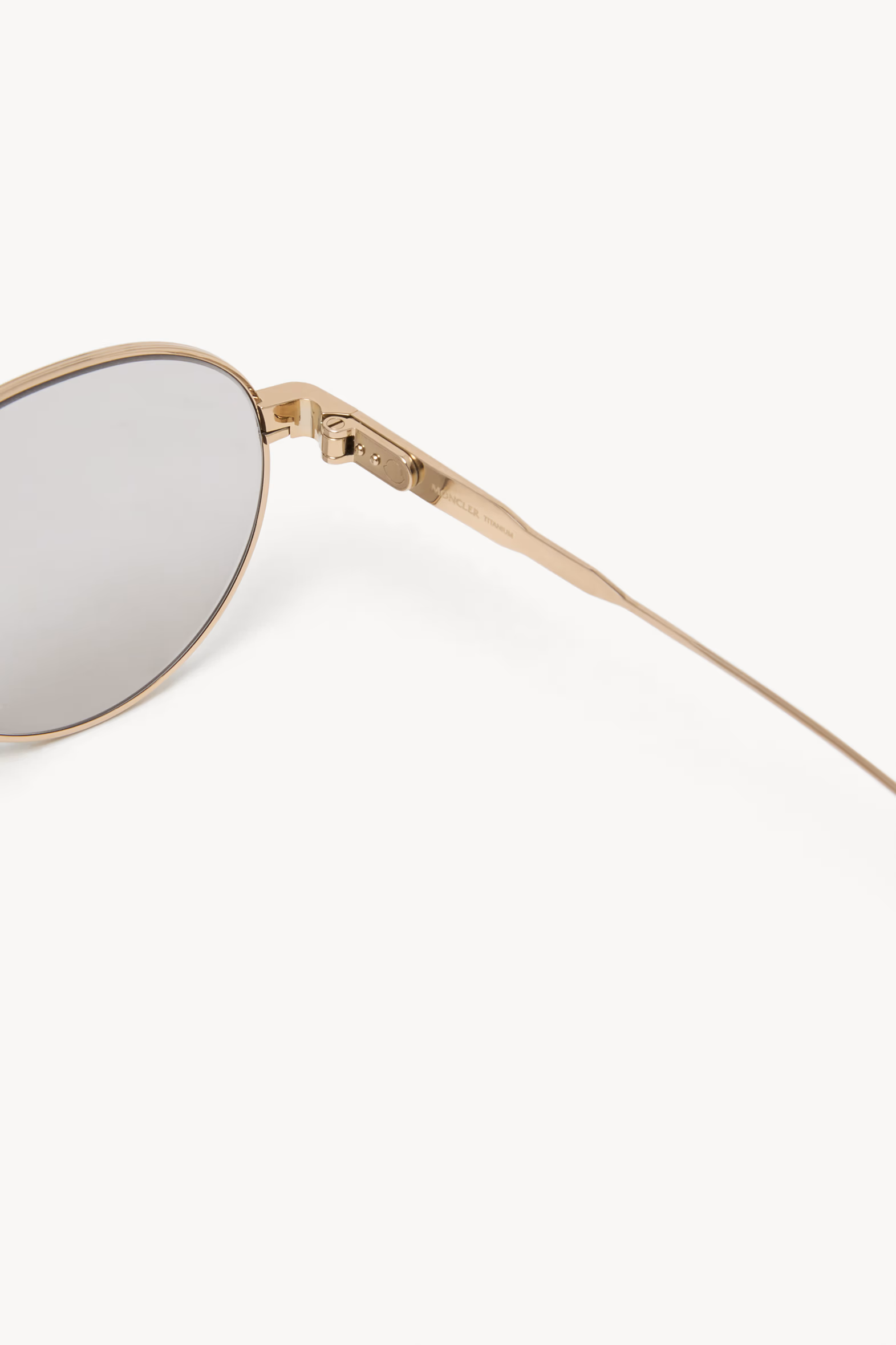 Lunettes de soleil rondes Subtila Or Clair Moncler 7